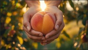 using two hands and a soft grip using two hands and a soft grip