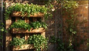 vertical gardens with pallets and trellises vertical gardens with pallets and trellises