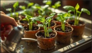 watering and early care for seedlings watering and early care for seedlings