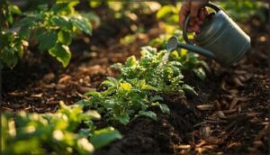 watering and mulching tips watering and mulching tips