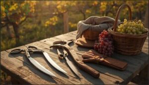 what tools are needed for grape harvesting what tools are needed for grape harvesting