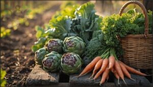 artichokes, broccoli, and carrots — unique spring picks artichokes, broccoli, and carrots — unique spring picks