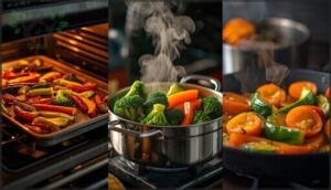 batch cooking methods: roasting, steaming, sautéing batch cooking methods: roasting, steaming, sautéing