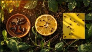 beer, citrus, and sticky traps beer, citrus, and sticky traps