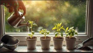 caring for herb seedlings and transplanting caring for herb seedlings and transplanting