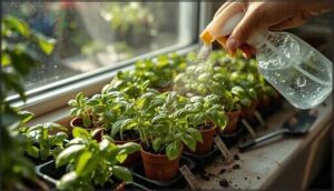 caring for herb seedlings and young plants caring for herb seedlings and young plants