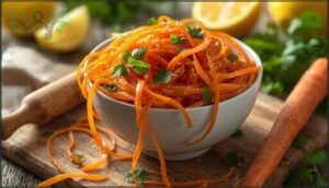 carrot ribbon salad with lemon-tahini carrot ribbon salad with lemon-tahini