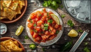 chilling and serving your fresh salsa chilling and serving your fresh salsa