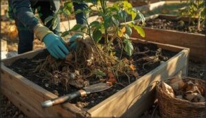 clear and clean your garden beds clear and clean your garden beds
