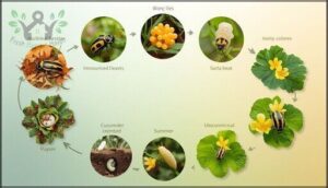 cucumber beetle life cycle and activity periods cucumber beetle life cycle and activity periods