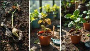 differentiating from other seedling problems differentiating from other seedling problems
