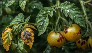 disease progression on tomato plants disease progression on tomato plants