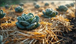 employing mulch for insulation employing mulch for insulation