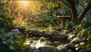 encouraging frogs and birds encouraging frogs and birds