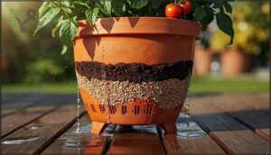 ensuring proper drainage ensuring proper drainage