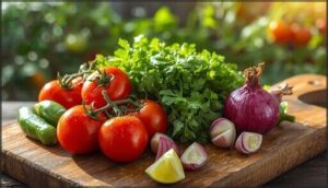 essential ingredients for garden salsa essential ingredients for garden salsa