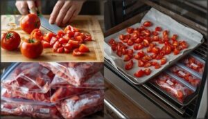 freezing chopped tomatoes freezing chopped tomatoes