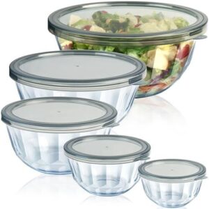 Freshmage Mixing Bowls with Airtight B0D5MDZ8FJ