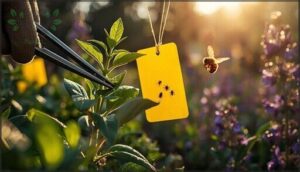 hand picking and bug traps hand picking and bug traps