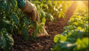 hand-picking and manual removal hand-picking and manual removal