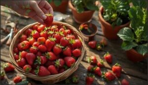 harvest and store container strawberries harvest and store container strawberries