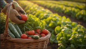 harvesting and enjoying your first crops harvesting and enjoying your first crops