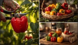 harvesting and storing homegrown bell peppers harvesting and storing homegrown bell peppers