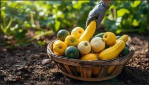 harvesting and storing summer squash harvesting and storing summer squash