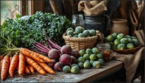 harvesting and storing winter vegetables harvesting and storing winter vegetables