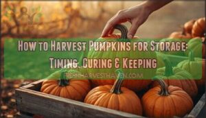 harvesting pumpkins for storage harvesting pumpkins for storage