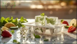 herb-infused ice cubes for cooking and drinks herb-infused ice cubes for cooking and drinks