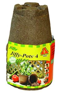Jiffy PotsOrganic Seed Starting 4" Biodegradable B001B0CN6W