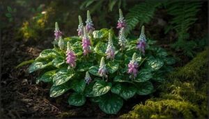 lungwort – speckled leaves and flowers lungwort – speckled leaves and flowers