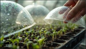 maintaining humidity and preventing damping off maintaining humidity and preventing damping off