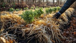 mulching to insulate plants and soil mulching to insulate plants and soil