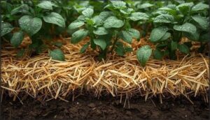 mulching to retain moisture and suppress weeds mulching to retain moisture and suppress weeds