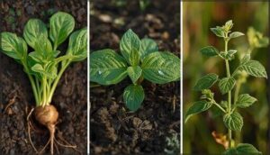 plantain, dock, and lambsquarters plantain, dock, and lambsquarters