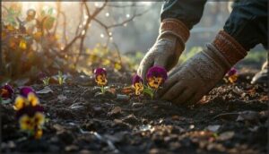planting and establishing winter flowers planting and establishing winter flowers