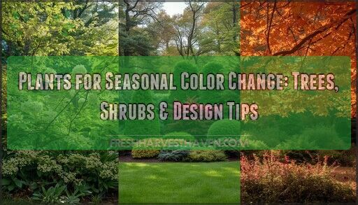 Plants for Seasonal Color Change: Trees, Shrubs & Design Tips