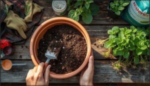 prepare the perfect potting mix prepare the perfect potting mix