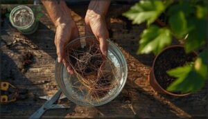preparing bare-root and potted vines preparing bare-root and potted vines