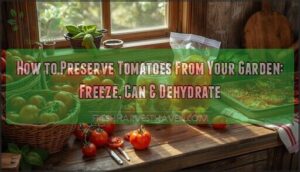 preserving tomatoes from garden