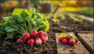 radishes and their quick harvest radishes and their quick harvest