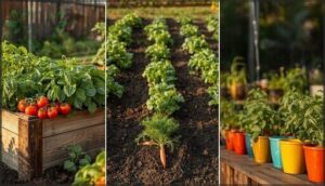 raised beds, in-ground, or containers raised beds, in-ground, or containers