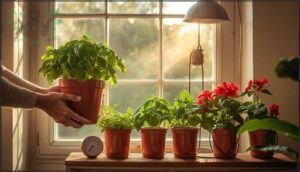 relocating potted plants indoors relocating potted plants indoors