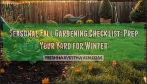 seasonal fall gardening checklist