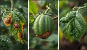 spots, blisters, and puckering spots, blisters, and puckering