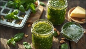 storing and preserving homemade basil pesto storing and preserving homemade basil pesto