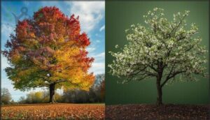 sweetgum and serviceberry sweetgum and serviceberry