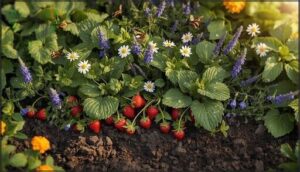 top herbs and flowers for strawberries top herbs and flowers for strawberries